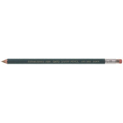 JPT America Pencil OHTO Wooden Mechanical Pencil with Eraser 0.5mm - Green