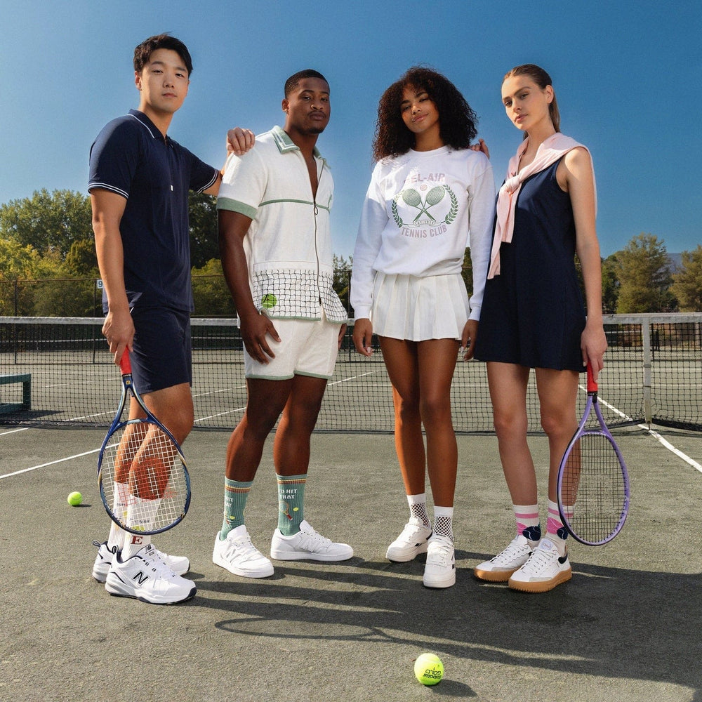 K. Bell Socks Women's Fuzzy Tennis Crew Socks