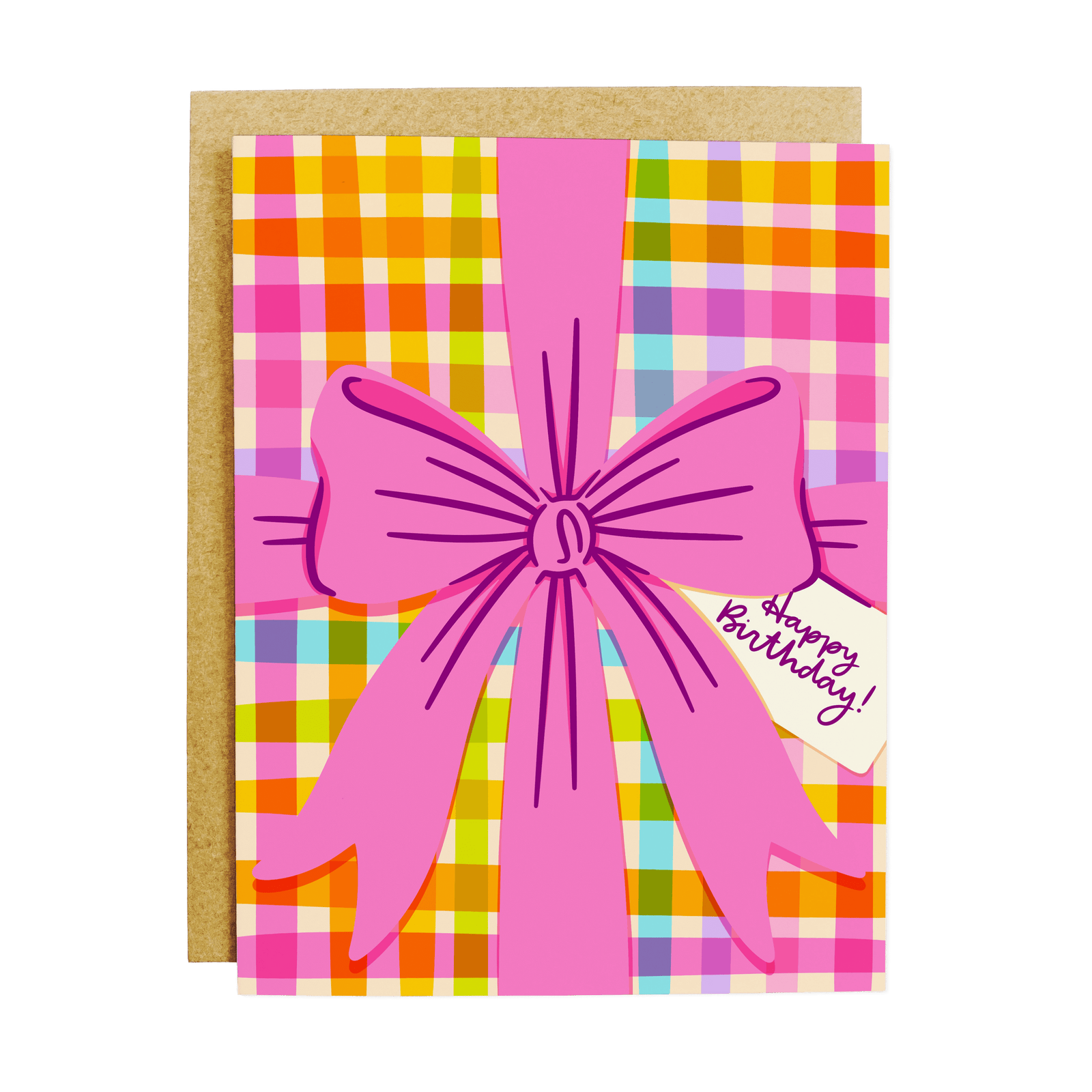 KANDS.CO Cards Happy Birthday Gift Bow Card