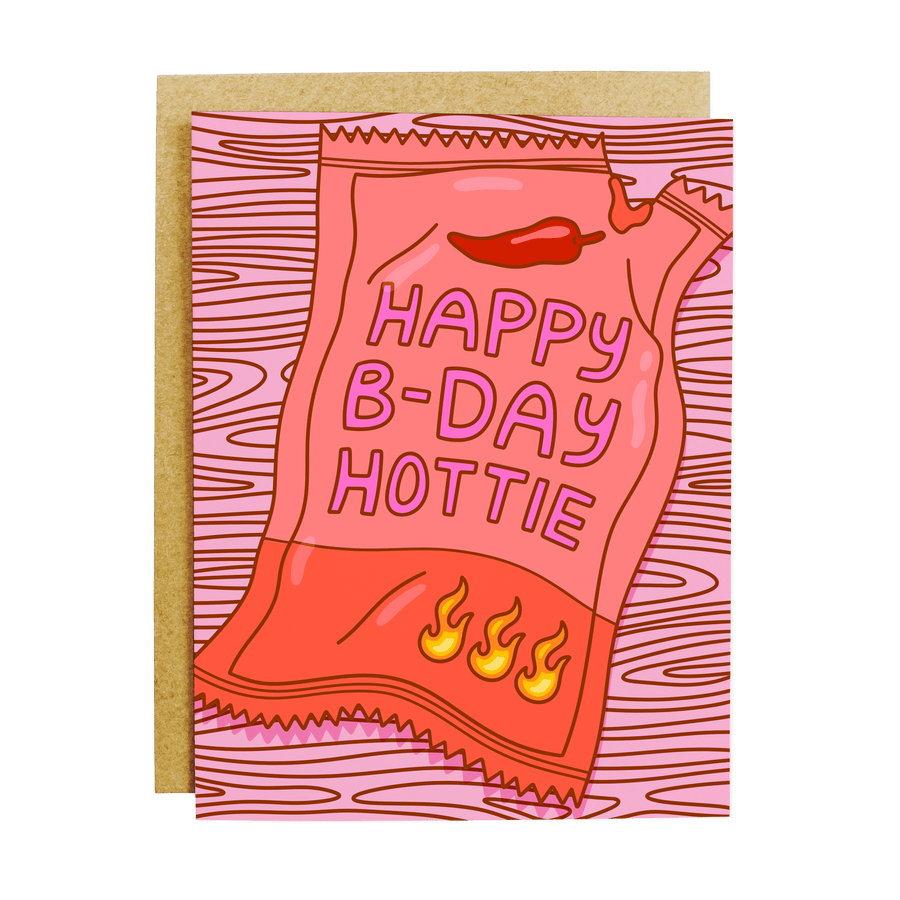 KANDS.CO Cards HBD Hottie Sauce Packet Card