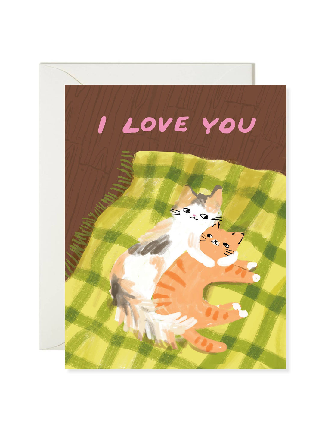 Karen Schipper Card Cat Snuggle Love Card