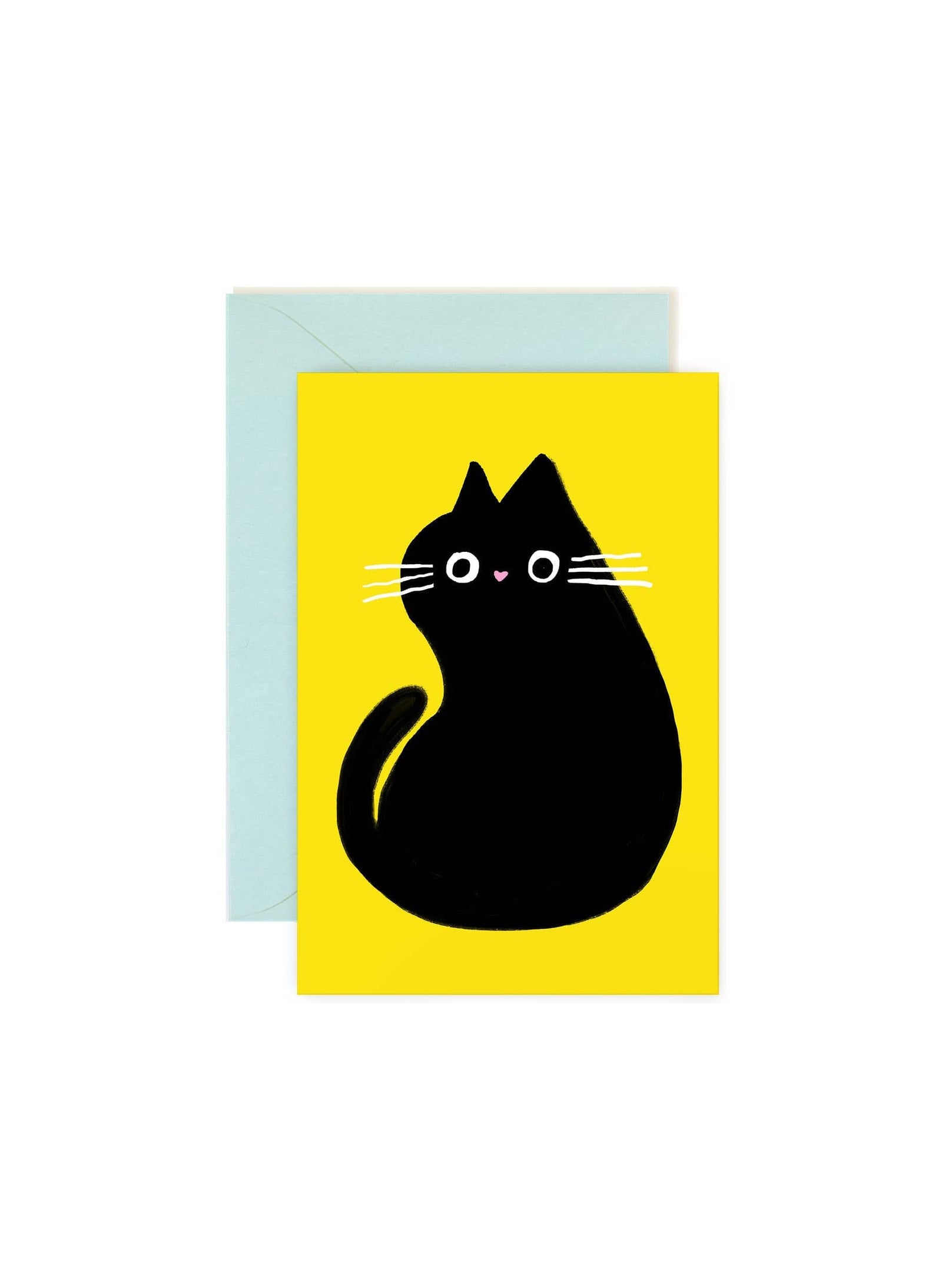 Karen Schipper Card Sitting Pretty - Cat Mini Note