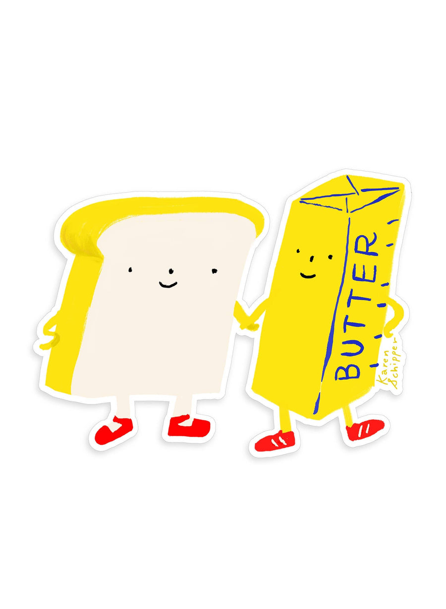 Karen Schipper Cards Bread and Butter Sticker
