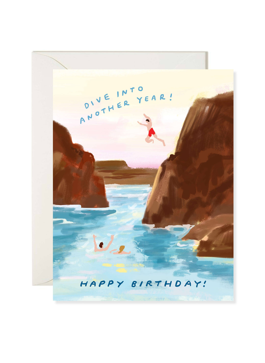 Karen Schipper Cards Dive Into Another Year Greeting Card – Summer Birthday