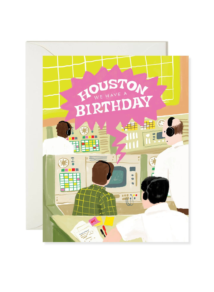 Karen Schipper Cards Houston, We Have a Birthday – Funny Space Birthday Card