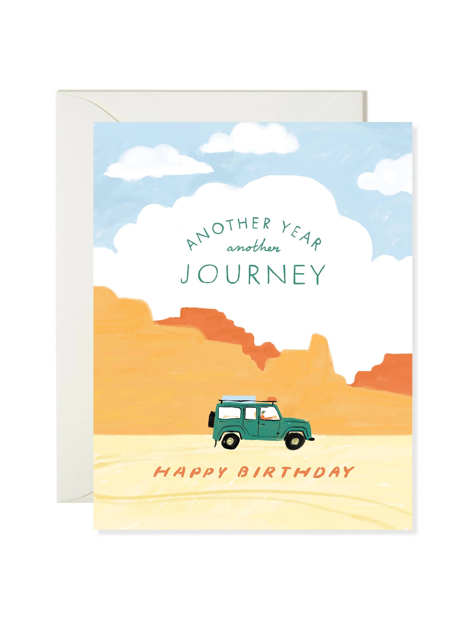 Karen Schipper Cards Land Rover Birthday Card