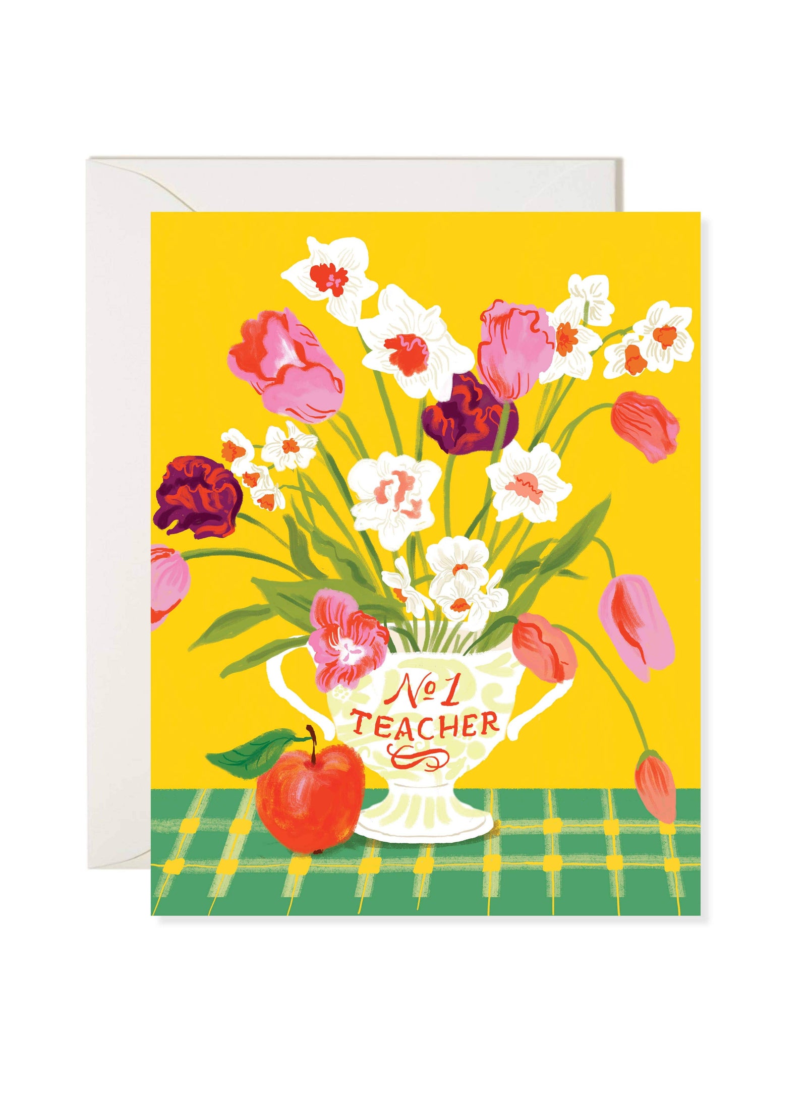 Karen Schipper Cards No.1 Teacher Card – Teacher Appreciation Greeting Card