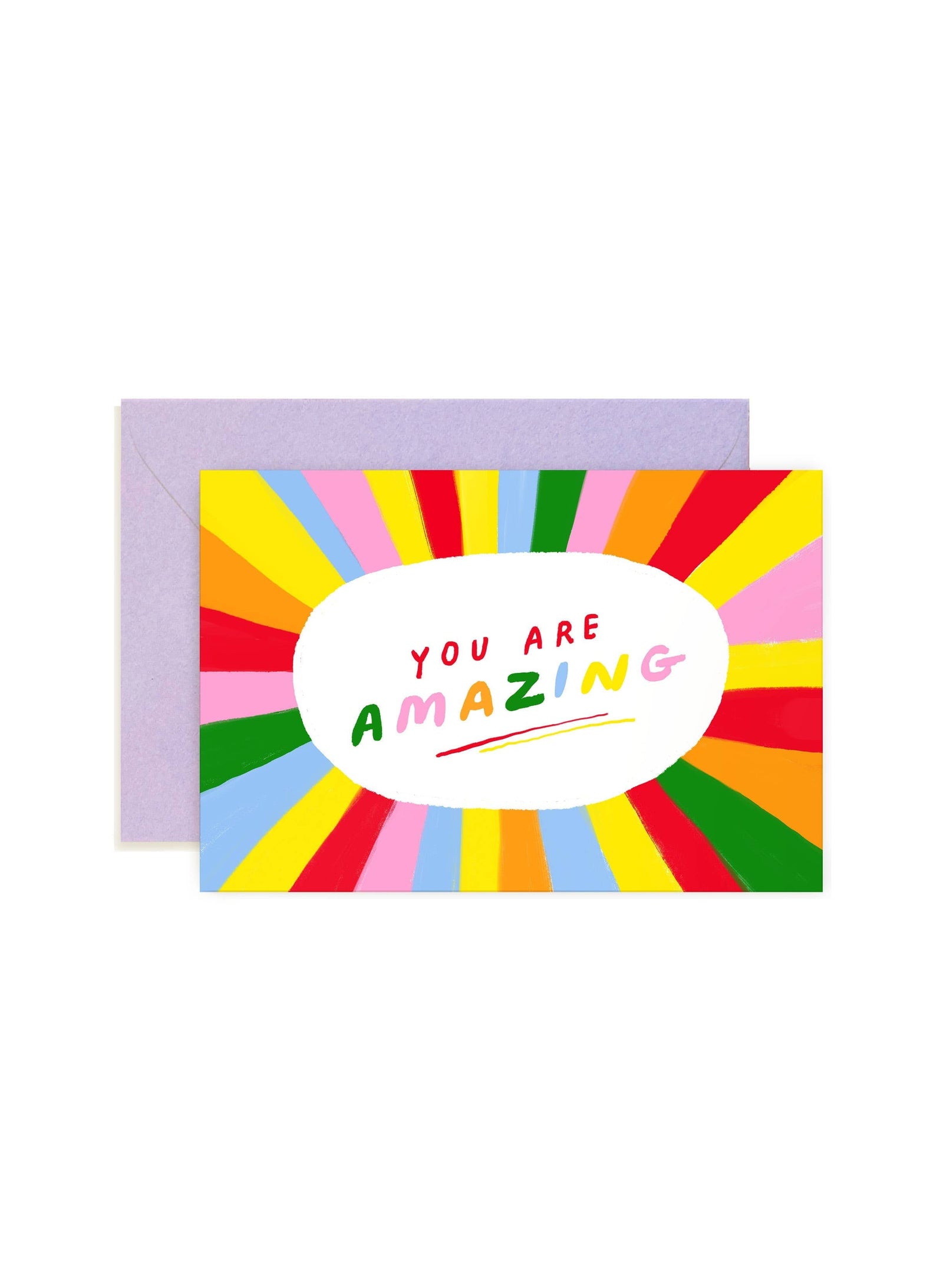 Karen Schipper Cards You are Amazing Rainbow - Mini Note Card