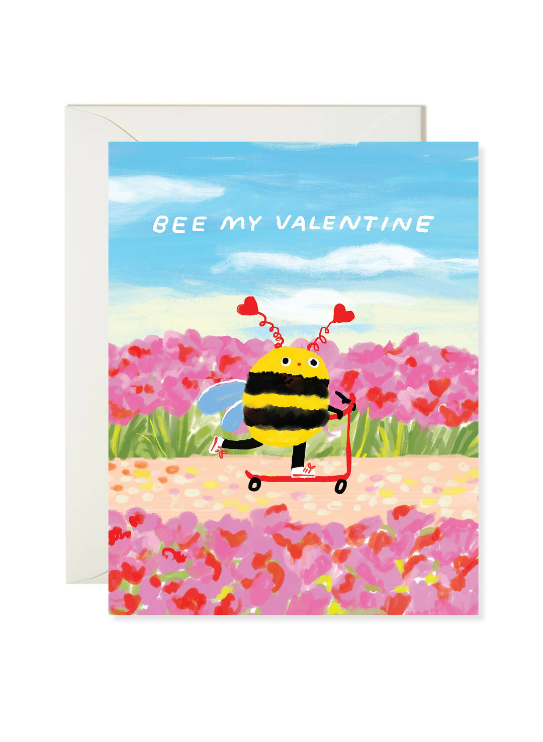 Karen Schipper Holiday Valentine Bee Greeting Card