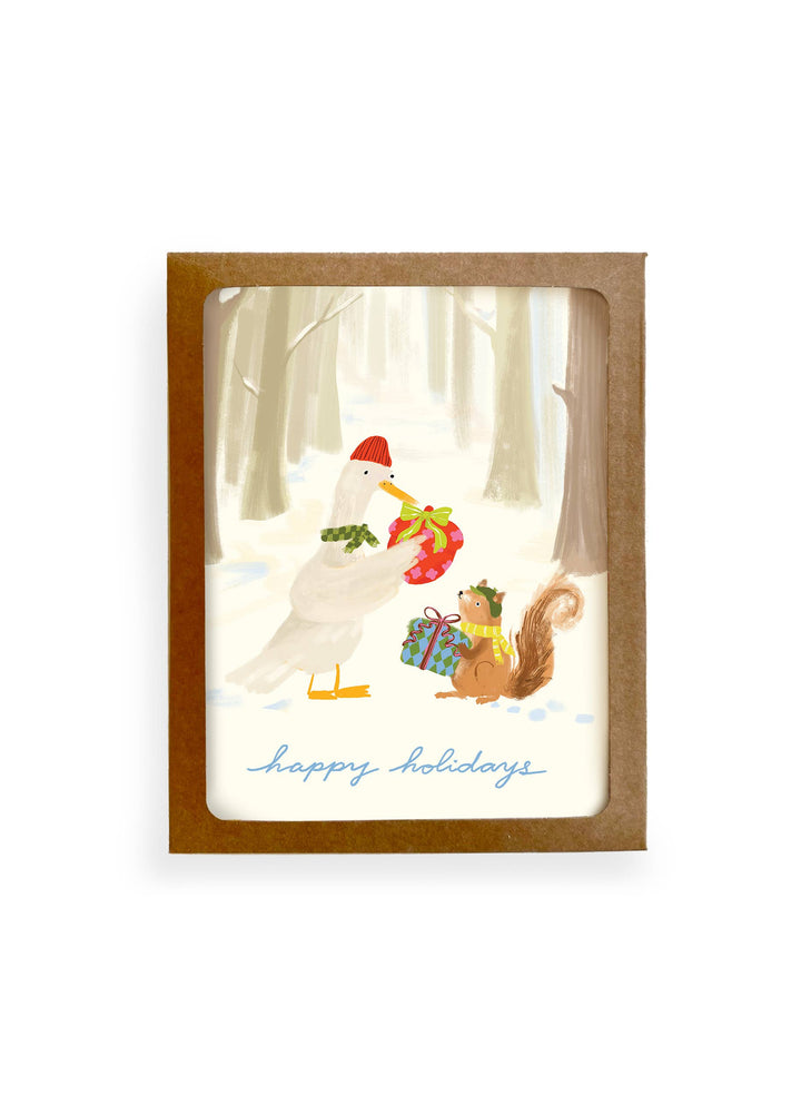 Karen Schipper Holiday Woodland Gift Exchange Boxed Set