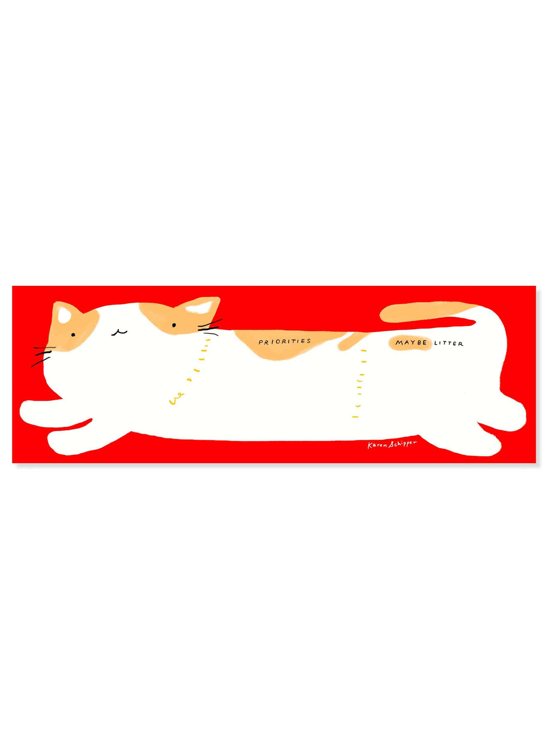 Karen Schipper Paper Cooper Cat Desk Planner
