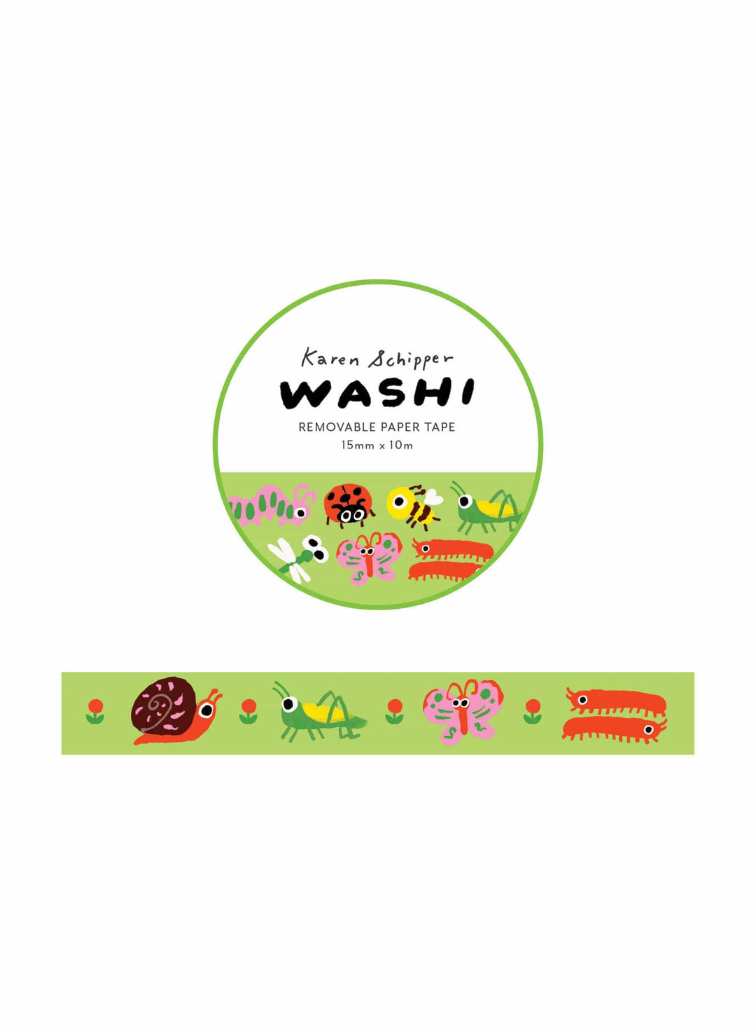 Karen Schipper Paper Cute Bugs Washi Tape