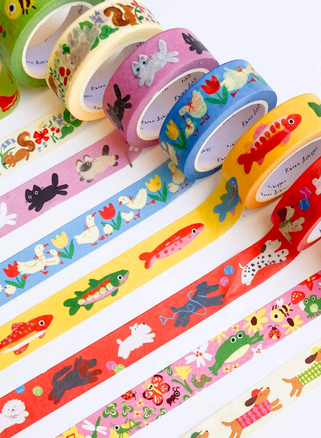 Karen Schipper Paper Dachshund Dog Washi Tape