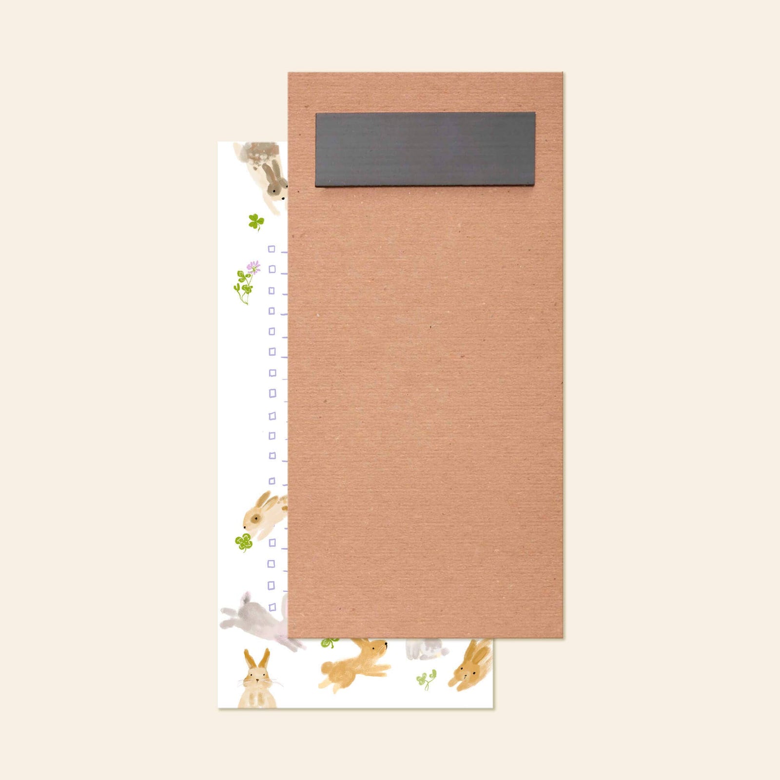 Karen Schipper Paper Hop to It Bunny List Pad – Cute Magnetic To-Do Notepad