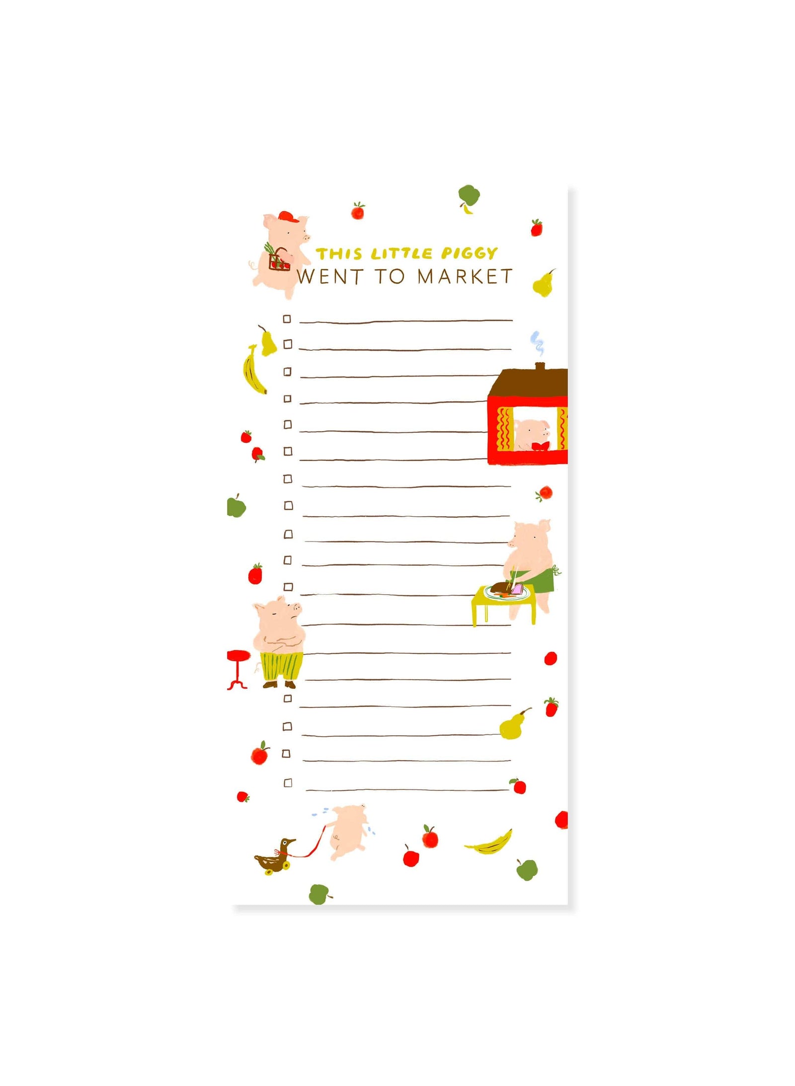 Karen Schipper Paper This Little Piggy Market List