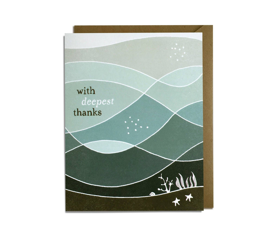 Kat French Design Card Deepest Thanks Card