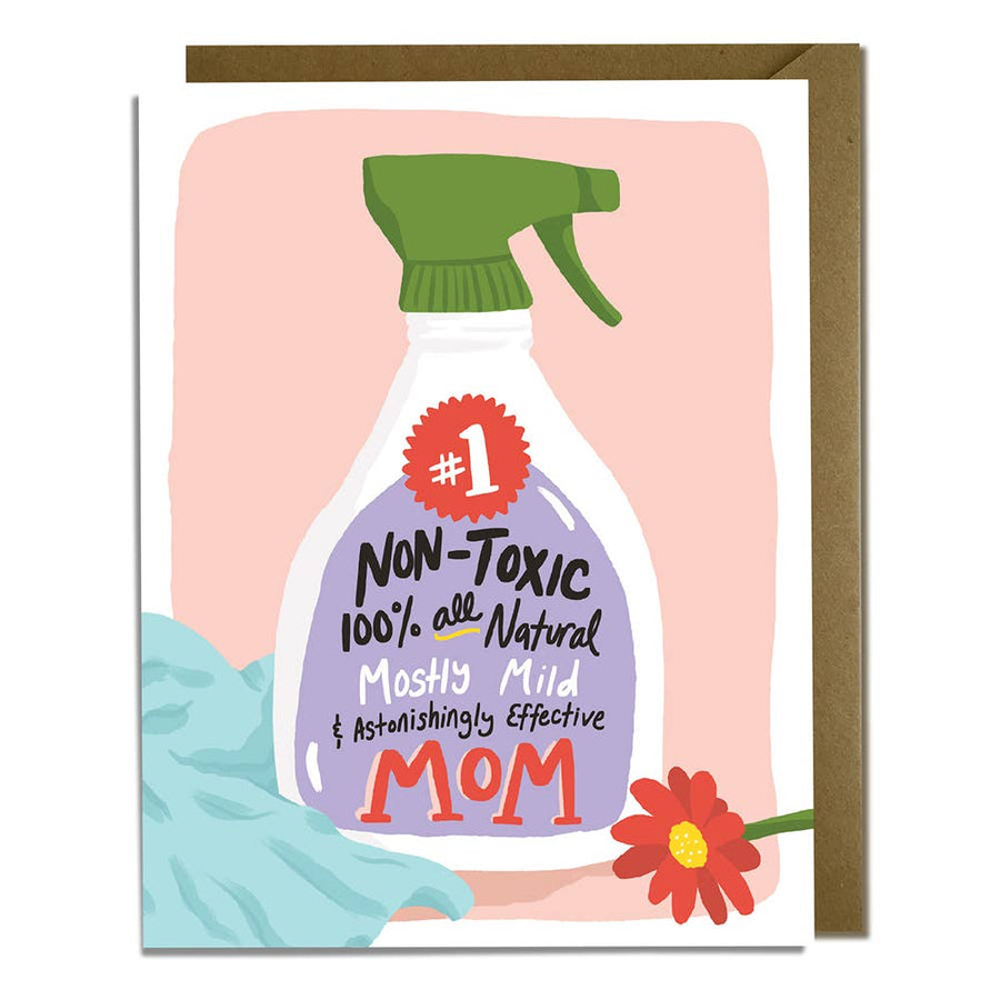 Kat French Design Card Non Toxic Mom - Mother's Day Card