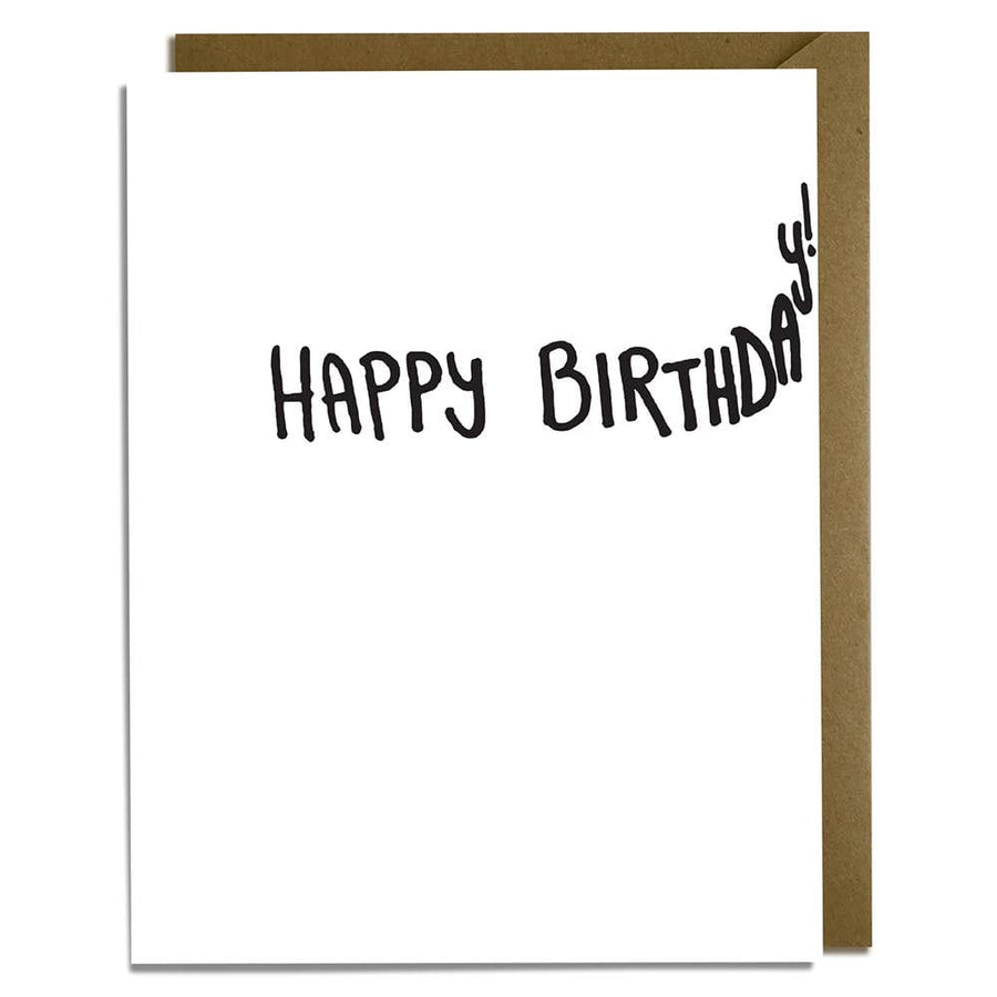 Kat French Design Card Tight Birthday Card