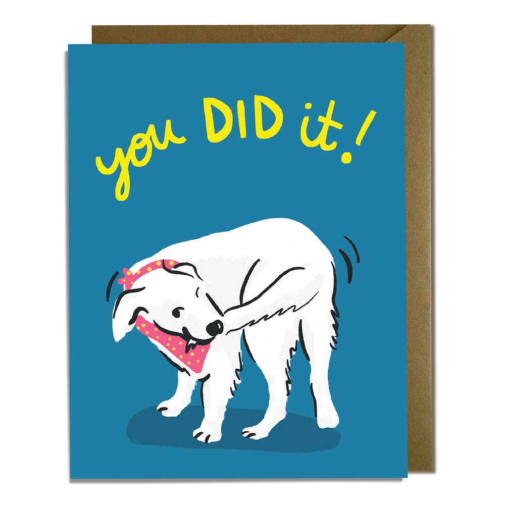 Kat French Design Card You Did It Card