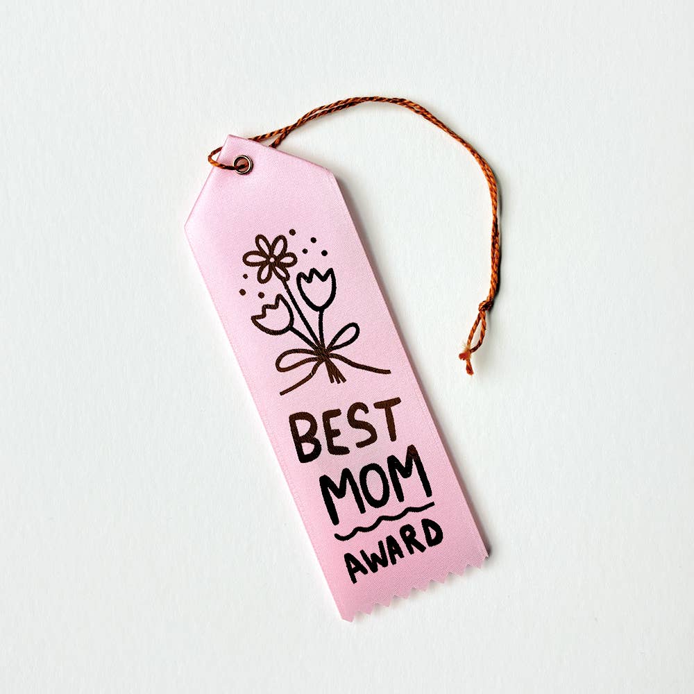 Kat French Design Cards Best Mom Award - Ribbon for Mother's Day