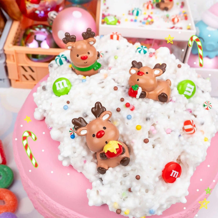 Kawaii Slime Company Sensory Toy Reindeer Treats Crunchy Slime | Kawaii Slime Company