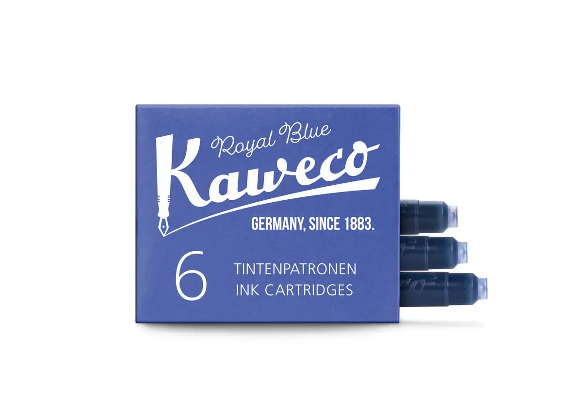 Kaweco Paper Kaweco Fountain Pen Ink Refills - 6 pack | Royal Blue