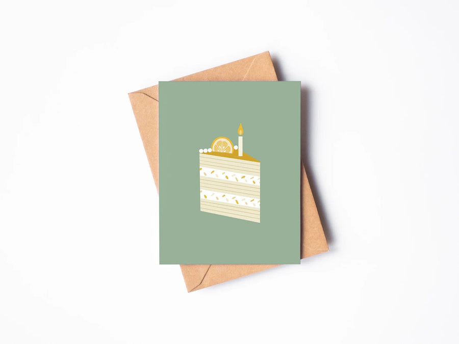 KGS Design Studio Card Lemon Cake Blank Card