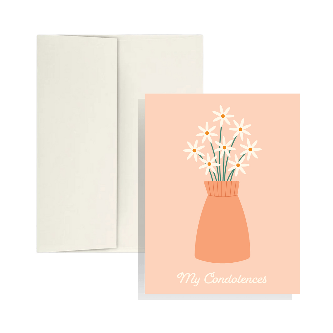 My Condolences Card Paper Luxe My Condolences Card Paper Luxe