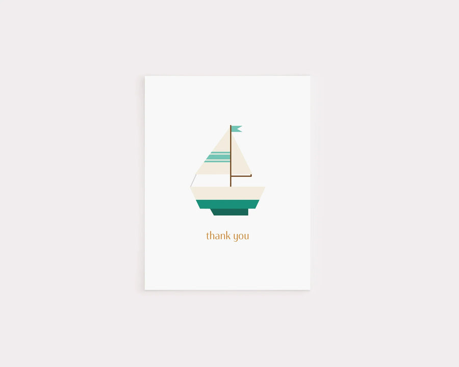 KGS Design Studio Card Sailboat Thank You Card