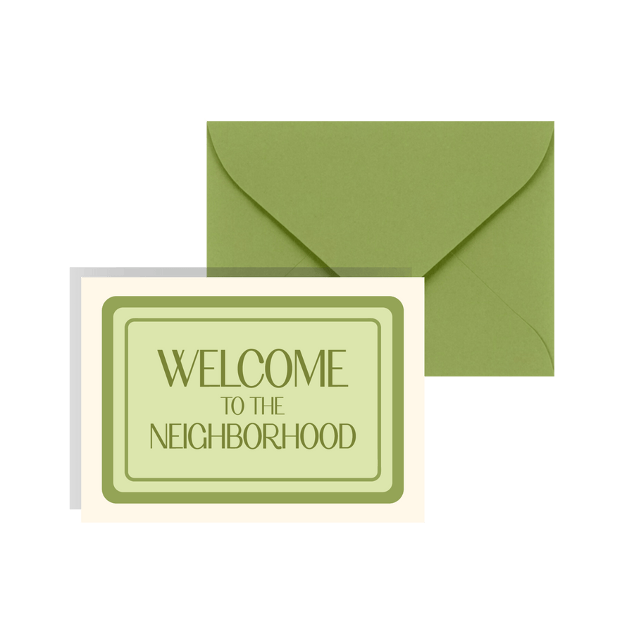 KGS Design Studio Card Welcome to the Neighborhood Enclosure Card