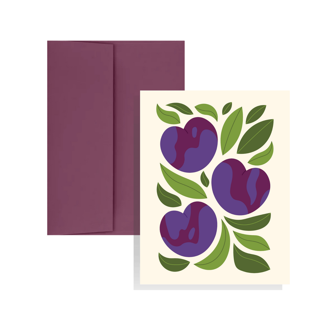 KGS Design Studio Plum Card