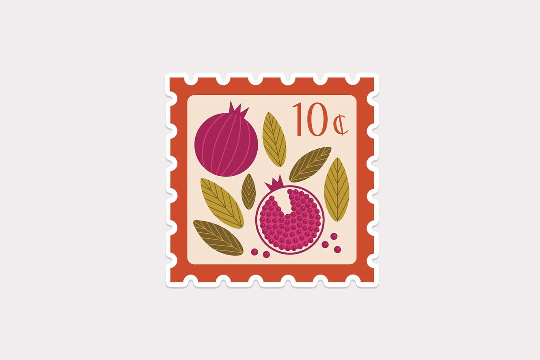 KGS Design Studio Sticker Pomegranate Stamp Sticker