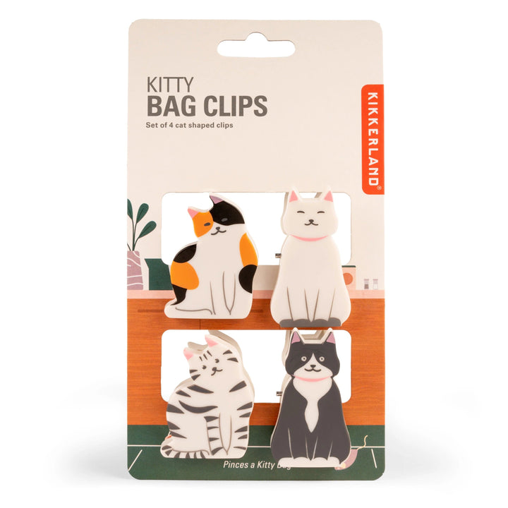 Kikkerland Accessory Kitty Bag Clips