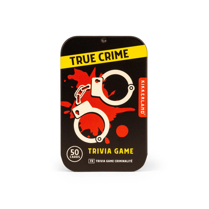 Kikkerland Games True Crime Trivia Games