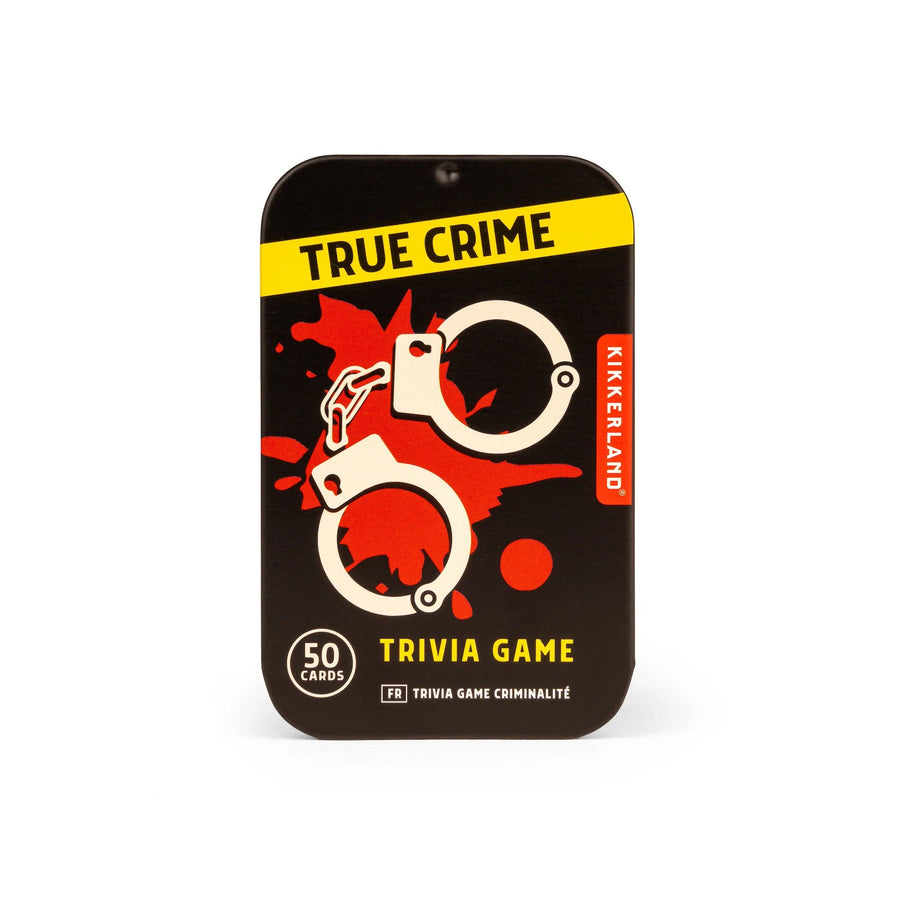 Kikkerland Games True Crime Trivia Games