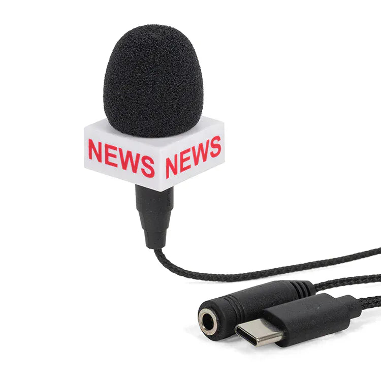 Kikkerland Gifts Breaking News Microphone