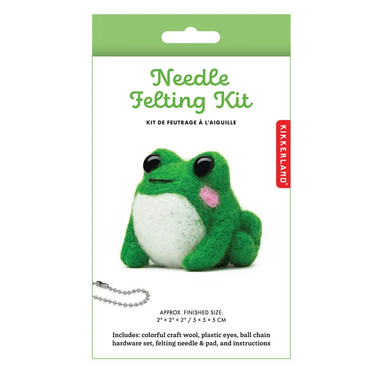 Kikkerland Gifts Frog Felting Kit
