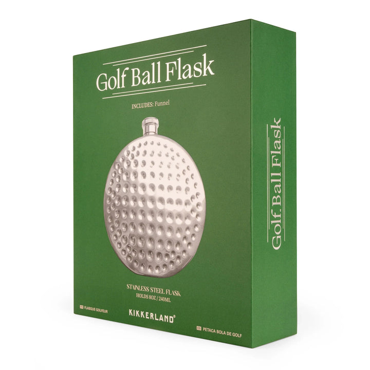 Kikkerland Gifts Golf Ball Flask