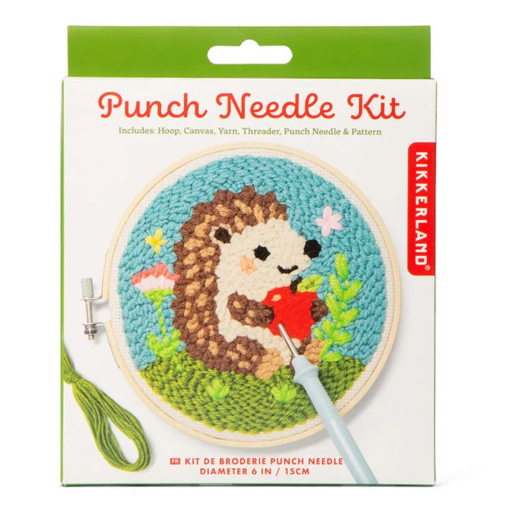Kikkerland Gifts Hedgehog Punch Needle