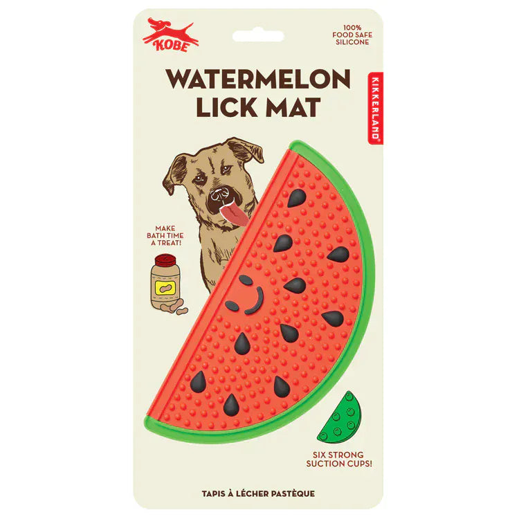 Kikkerland Gifts Kobe Watermelon Lick Mat