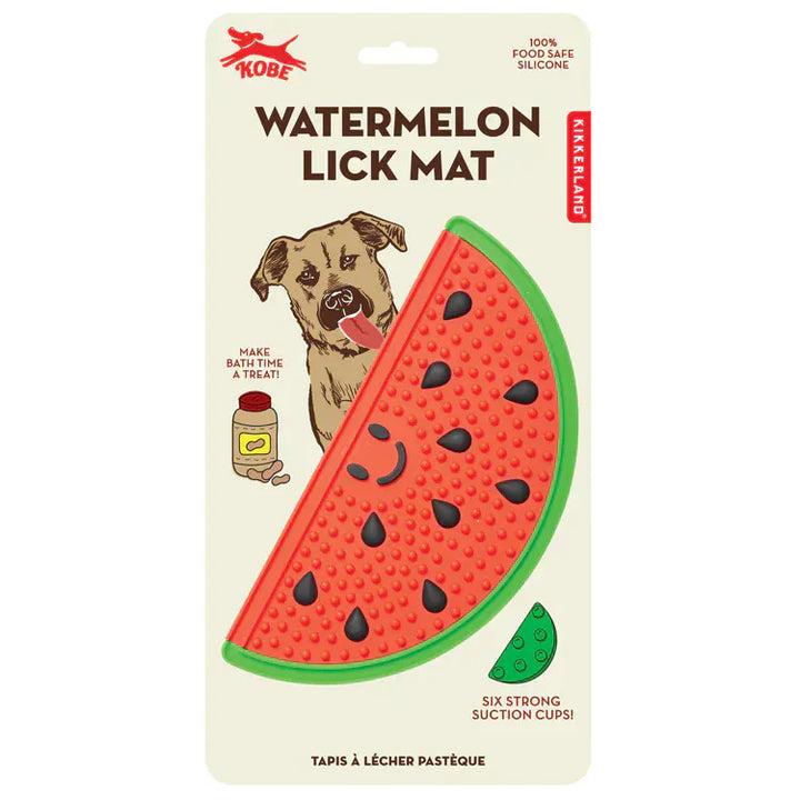 Kikkerland Gifts Kobe Watermelon Lick Mat