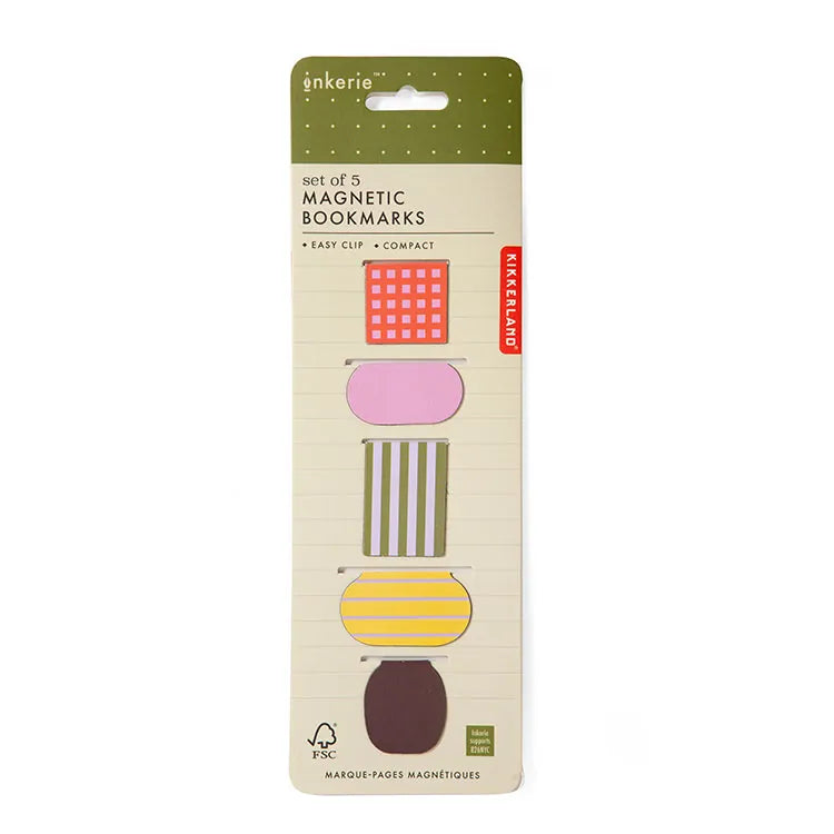 Kikkerland Gifts Magnetic Bookmarks