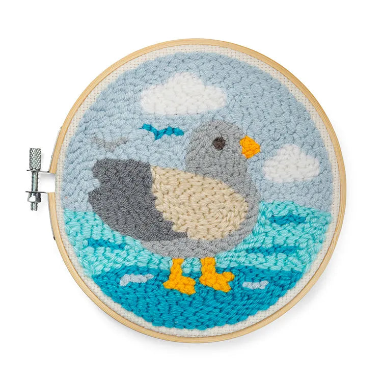 Kikkerland Gifts Pigeon Punch Needle
