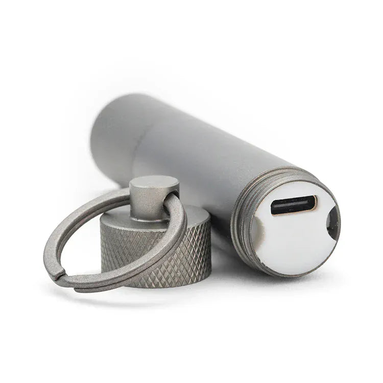 Kikkerland Gifts Rechargeable Mini Flashlight