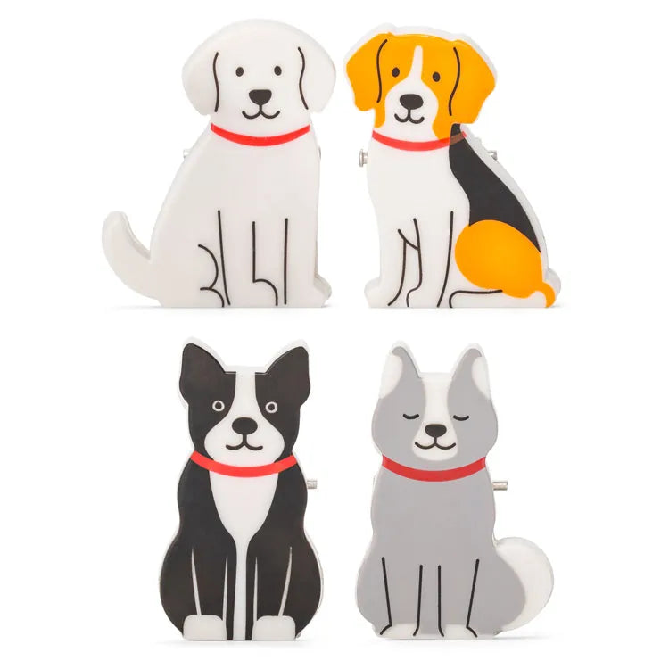 Kikkerland Home Happy Pup Bag Clips