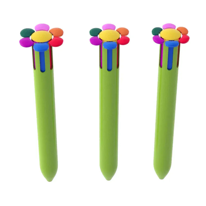 Kikkerland Paper Rainbow Flower Pen