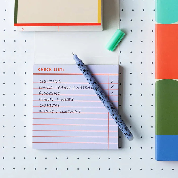 Kikkerland Paper Set of 3 Sticky Note Memo Pads