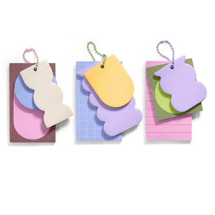 Kikkerland Paper Set of 3 Sticky Notes