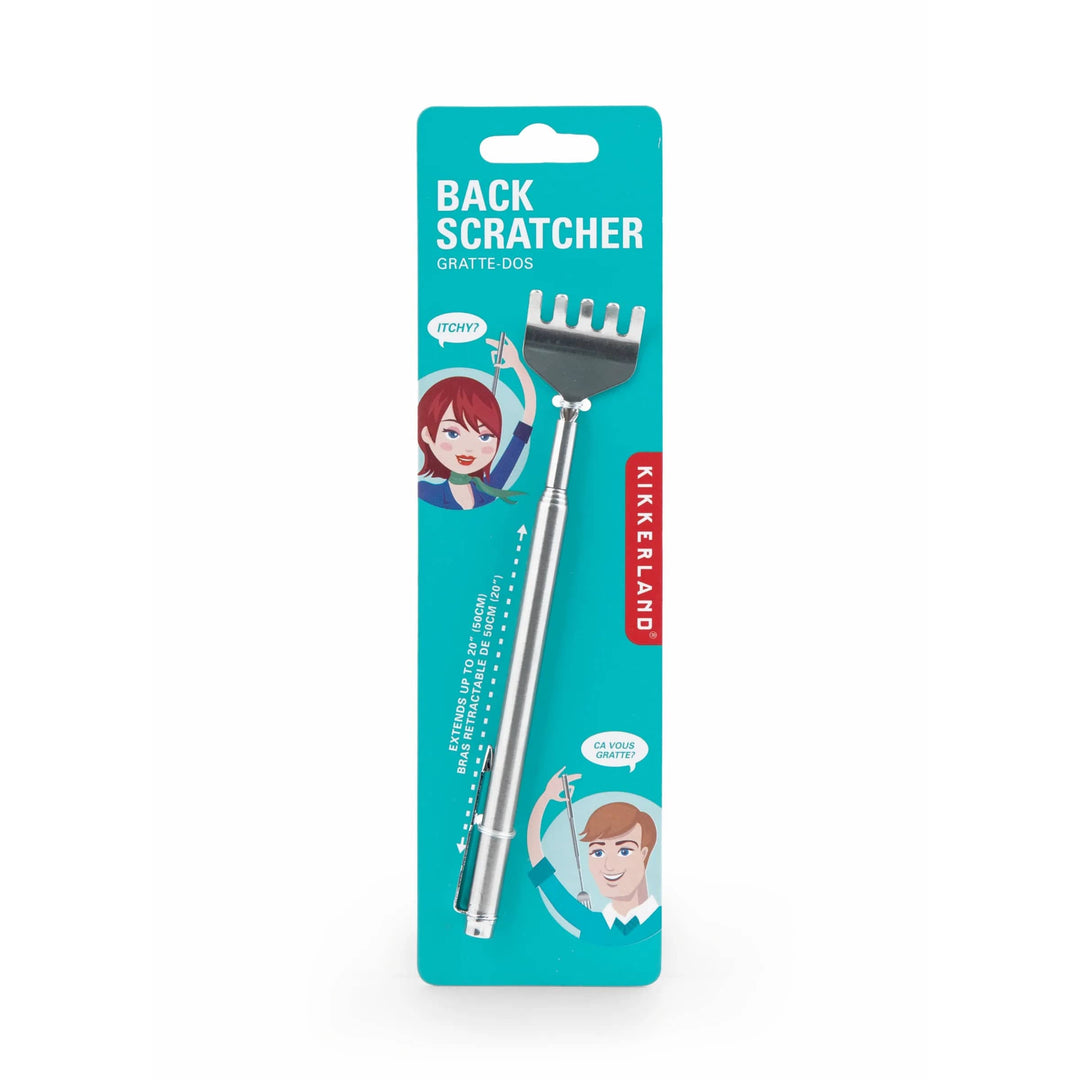 Kikkerland Tool Silver Telescopic Back Scratcher