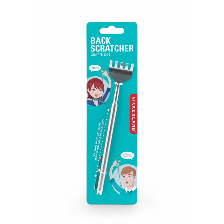 Kikkerland Tool Silver Telescopic Back Scratcher